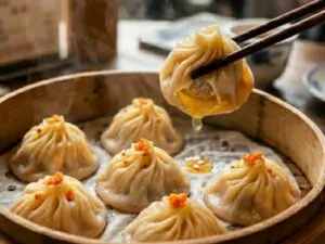 A&A Gourmet Crab & Pork Soup Dumpling (Xiao Long Bao) - Premium Steamed Dumpling | Frozen Dim Sum