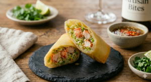 A&A Gourmet Lobster Mini Spring Roll - Premium Crispy Lobster Frozen Appetizer | Asian Catering