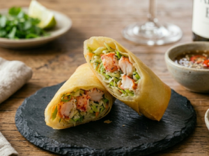 A&A Gourmet Lobster Mini Spring Roll - Premium Crispy Lobster Frozen Appetizer | Asian Catering