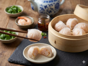 A&A Gourmet Shrimp Har-Gow Dumpling - Translucent Steamed Shrimp Har Gow | Authentic Frozen Dim Sum