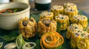 A&A Gourmet Vegetable Sui-Mai - Steamed Vegetarian Siu Mai Dumpling | Frozen Dim Sum Appetizer