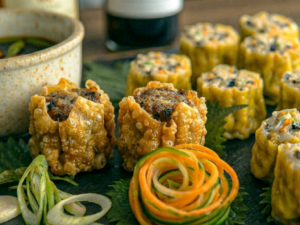 A&A Gourmet Vegetable Sui-Mai - Steamed Vegetarian Siu Mai Dumpling | Frozen Dim Sum Appetizer