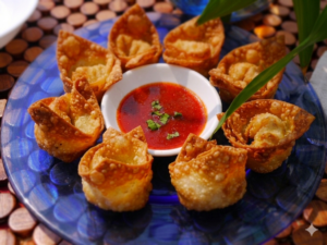 A&A Gourmet Chicken Won-Ton - Crispy Fried Chicken Wonton Dumpling | Frozen Asian Appetizer
