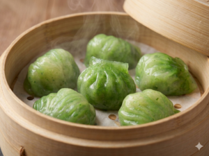 A&A Gourmet Snow Pea & Shrimp Jade Dumpling - Steamed Green Shrimp Dumpling | Frozen Dim Sum